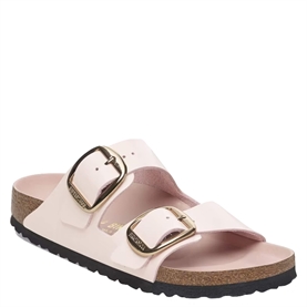 Birkenstock Arizona Big Buckle Sandaler, High-Shine Light Rose 